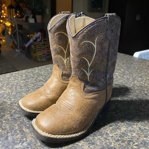 Toddler Cowboy Boot 6.5 with zipper
